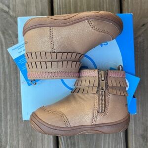 Stride Rite 360 Baby Girl Bianca Fashion Boot Size 4M Baby Girl NEW‎